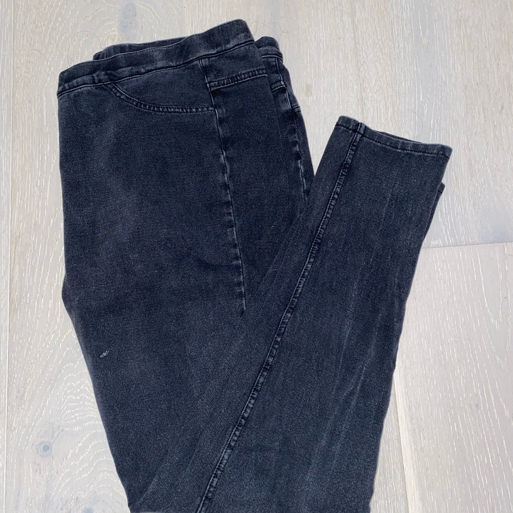 Black maternity stretch jeans